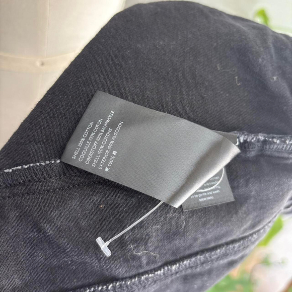 black denim asymetrical mini skirt - Picture 8 of 8